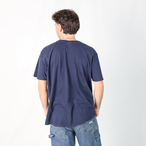 Navy Blue 90s Polo Jeans Ralph Lauren T-Shirt (L)